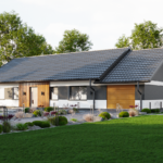 Projekt domu parterowego z garażem