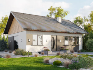 Projekt domu parterowego 76m2