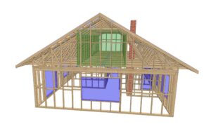 Dom szkieletowy 100m2